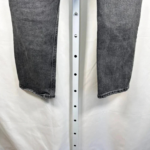 Citizens of Humanity Jolene Size 29 Jeans Denim Black Distressed High Rise - Picture 5 of 9